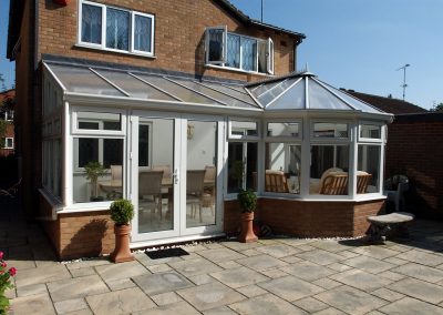 P Shaped conservatory